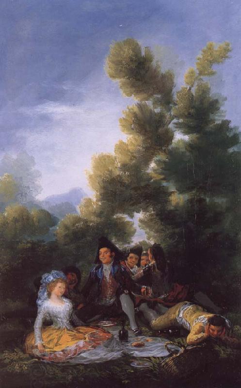 Francisco de Goya A Picnic oil painting picture